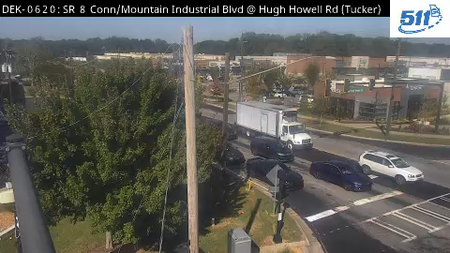 SR 236/Hugh Howell Rd at Mountain Ind Blvd live camera view