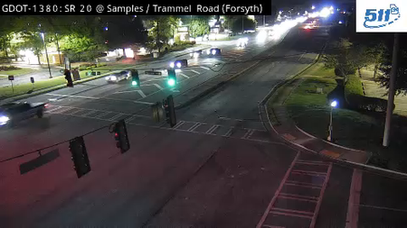 SR 20/Buford Hwy at Samples Rd / Trammel Rd live camera view