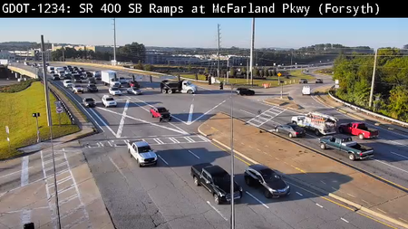 SR 400 SB Ramps at McFarland Pkwy live camera view