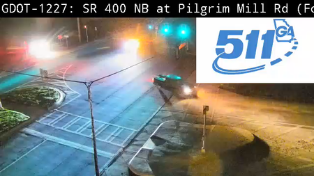SR 400 SB at Pilgrim Mill Rd live camera view