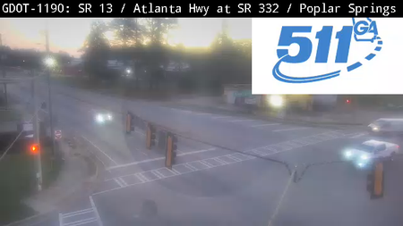 SR 13/Atlanta Hwy at SR 332/Popular Springs Rd live camera view