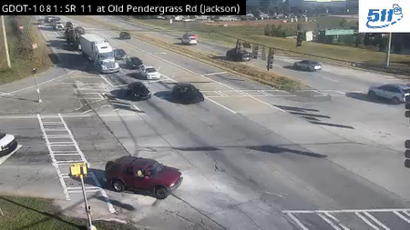 SR 11 at Old Pendergrass Rd live camera view