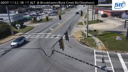 SR 17 ALT at Brookhaven Cir/Rock Creek Rd live camera view