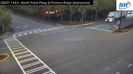 North Point Pkwy at Preston Ridge Rd live camera view
