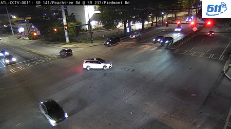SR 141/Peachtree Rd at SR 237 / Piedmont Rd live camera view