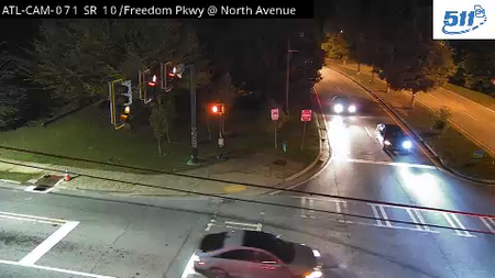 SR 10 / Freedom Pkwy at North Ave live camera view