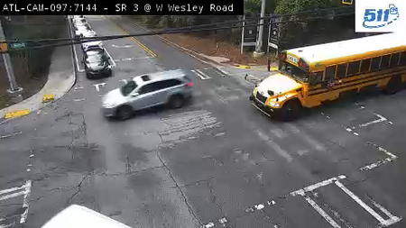 SR 3/Northside Dr at W Wesley Rd live camera view