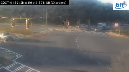 Sixes Rd at I-575 NB live camera view