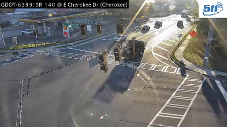 SR 140 at E Cherokee Dr live camera view