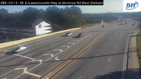 SR 8/Lawrenceville Hwy at Montreal Rd (West) live camera view