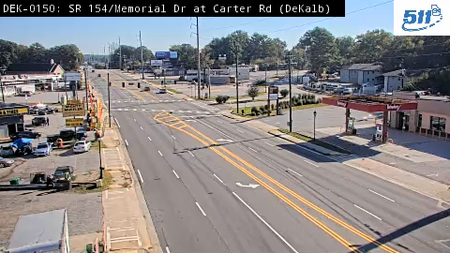 SR 154/Memorial Dr at Carter Rd live camera view