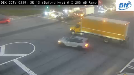 SR 13 / Buford Hwy at I-285 WB Ramp live camera view