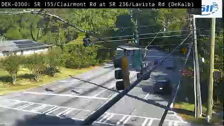SR 155/Clairmont Rd at Lavista Rd live camera view