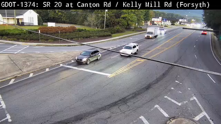 SR 20 at Canton Rd / Kelly Mill Rd live camera view