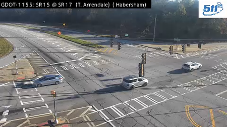 SR 15 at SR 17/Toccoa Hwy live camera view