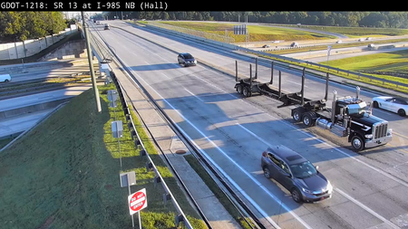I-985 NB at SR 13 live camera view
