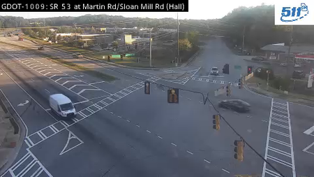SR 53 at Martin Rd/Sloan Mill Rd live camera view