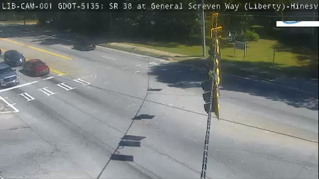 SR 38/W Oglethorpe Hwy at General Screven Wy live camera view