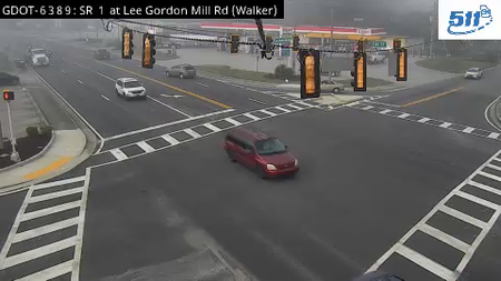 SR 1 at Lee Gordon Mill Rd live camera view