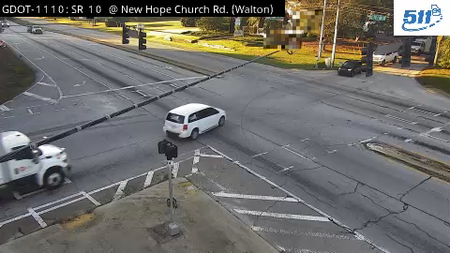 SR 10 / Atlanta Hwy at New Hope Church Rd live camera view