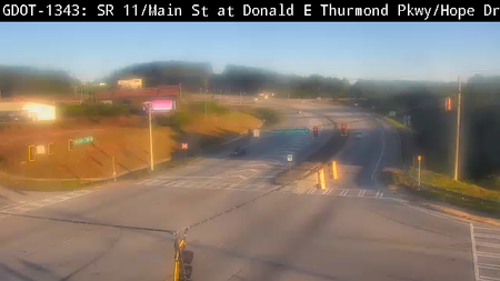 SR 11/Main St at Donald E Thurmond Pkwy live camera view