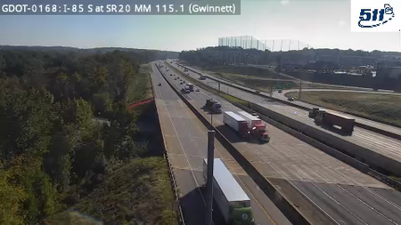 I-85 S at SR20 MM 115.1 live camera view