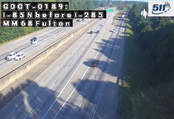 I-85 N before I-285 MM 68 live camera view