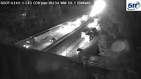 I-285 CCW past SR236 MM 36.1 live camera view