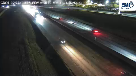 I-285 CCW at SR10 MM 41.4 live camera view