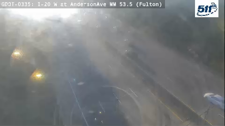 I-20 W at AndersonAve MM 53.5 live camera view
