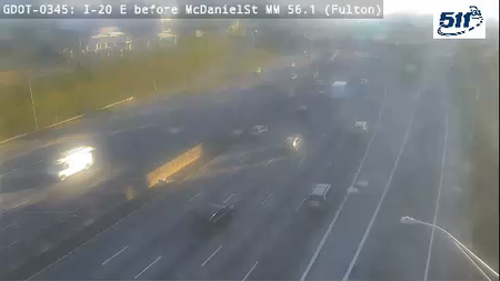 I-20 E before McDanielSt MM 56.1 live camera view