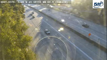 I-20 W at SR155 MM 64.9 live camera view