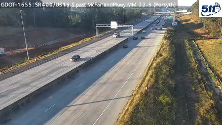 SR400/US19 S past McFarlandPkwy MM 22.7 live camera view