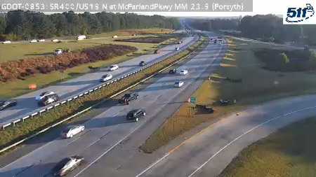 SR400/US19 N at McFarlandPkwy MM 23.9 live camera view
