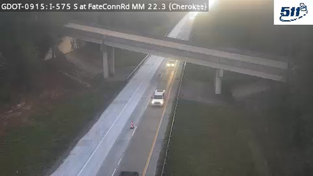 I-575 S at FateConnRd MM 22.3 live camera view