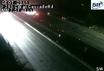 I-285 CW at CascadeRd MM 7.5 live camera view