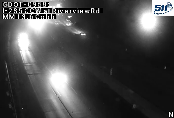 I-285 CCW at RiverviewRd MM 13.6 live camera view