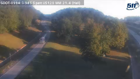 I-985 S past US129 MM 21.4 live camera view