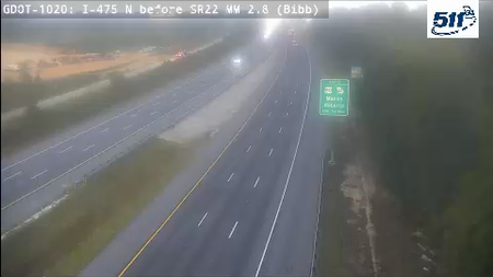 I-475 N before SR22 MM 2.8 live camera view