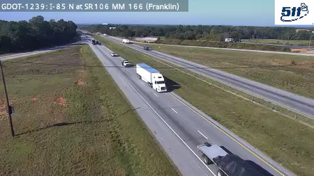 I-85 N at SR106 MM 166 live camera view