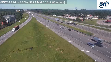 I-95 S at SR21 MM 108.4 live camera view