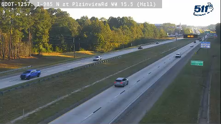 I-985 N at PlainviewRd MM 15.5 live camera view