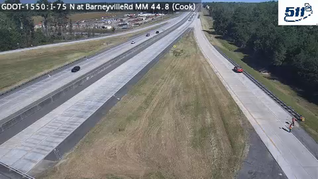 I-75 N at BarneyvilleRd MM 44.8 live camera view