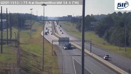 I-75 N at SouthwellBlvd MM 58.9 live camera view