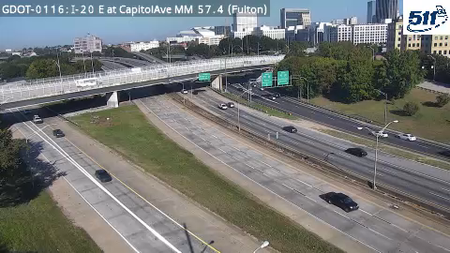 I-85 N past OldPeachtreeRd MM 109.8 live camera view
