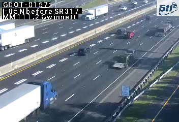 I-85 N before SR317 MM 111.2 live camera view