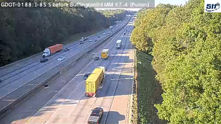 I-85 S before BuffingtonRd MM 67.4 live camera view
