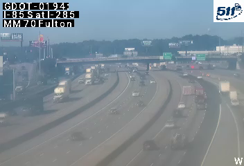 I-85 S at I-285 MM 70 live camera view
