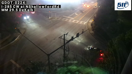 I-285 CW at NShallowfordRd MM 29.5 live camera view