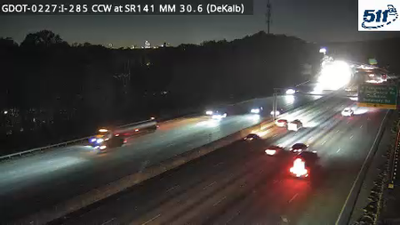 I-285 CCW at SR141 MM 30.6 live camera view